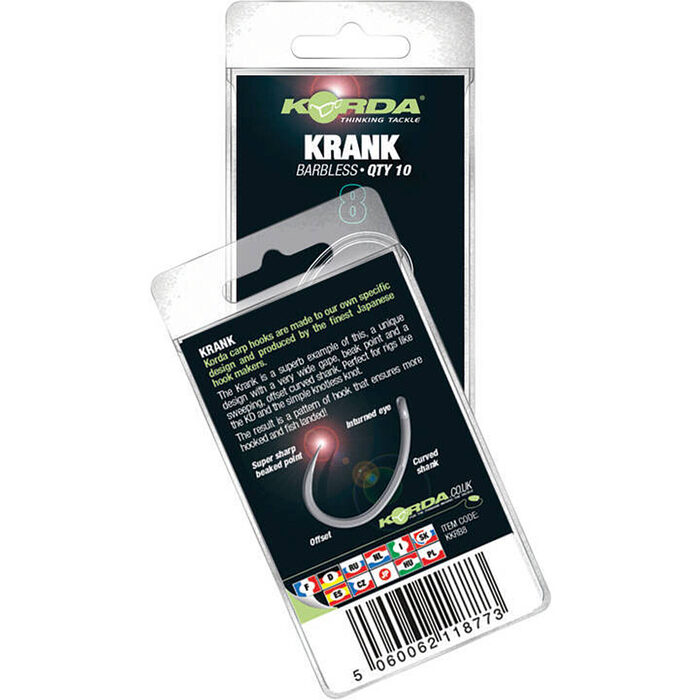 Korda Krank Size 10 Barbless