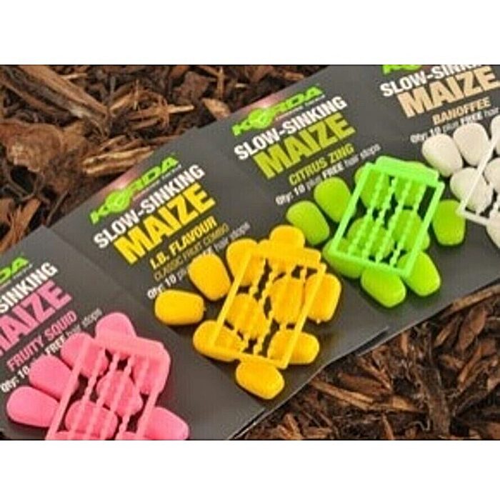 Korda Hookbaits Slow Sinking Maize Banoffee White