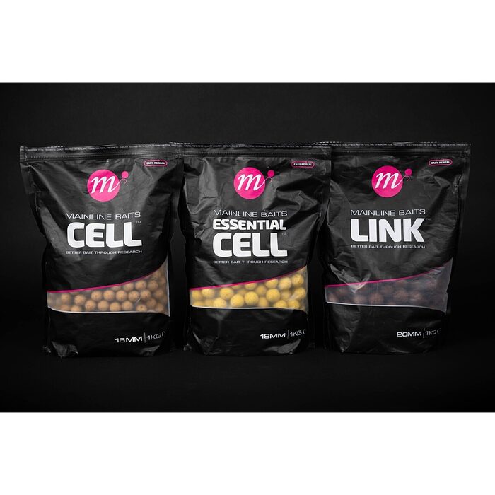 Mainline Shelf Life Boilies Essential Cell 15mm 1kg