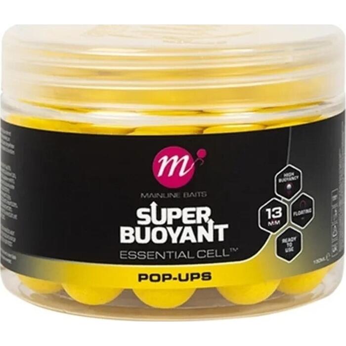 Mainline Super Buoyant Pop-Ups Essential Cell 13mm Yellow