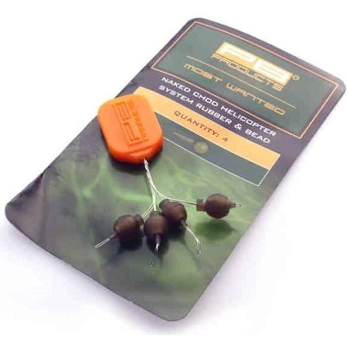 PB Products Naked Chod/Helicopter System Rubber & Bead 4st Weed