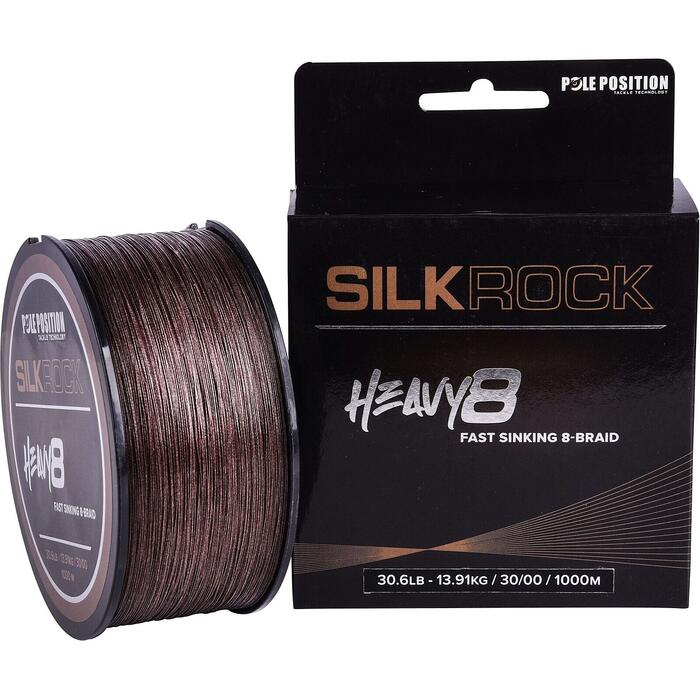 Pole Position Silkrock Braid Heavy8 Brown 1000m 0,33mm