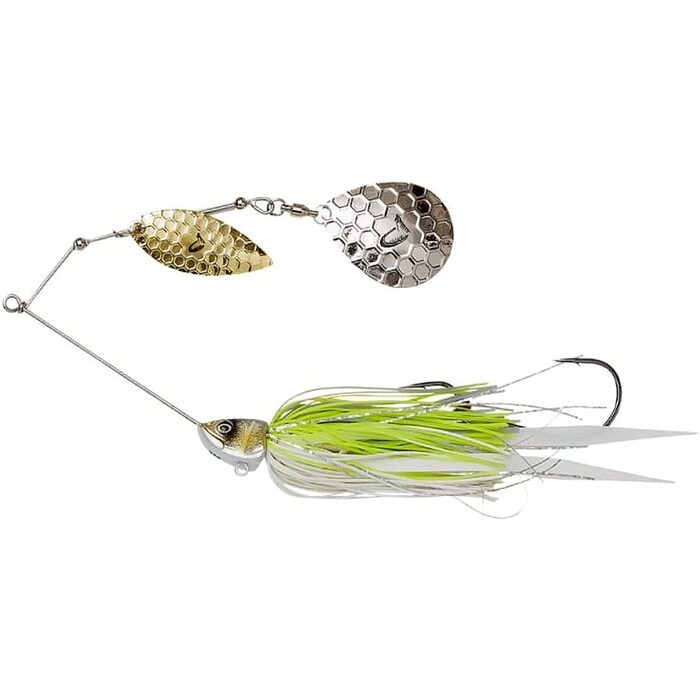 Savage Gear Da Bush Spinnerbait 14cm 21gr Sinking Yellow White Silver