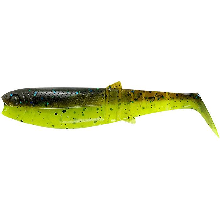 Savage Gear Cannibal Shad 10cm 9gr Chartreuse Pumpkin 40pcs