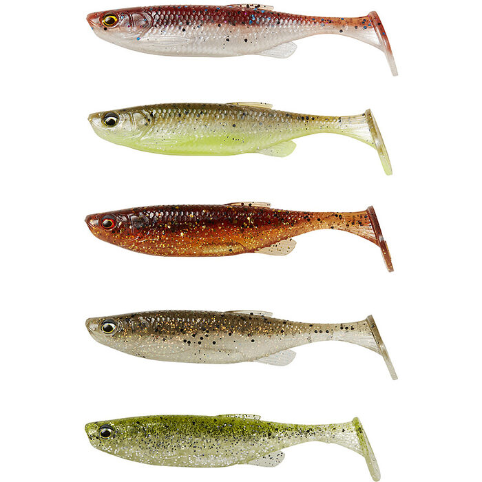 Savage Gear Fat Minnow T-Tail 13cm 20gr Clearwater Mix 5pcs