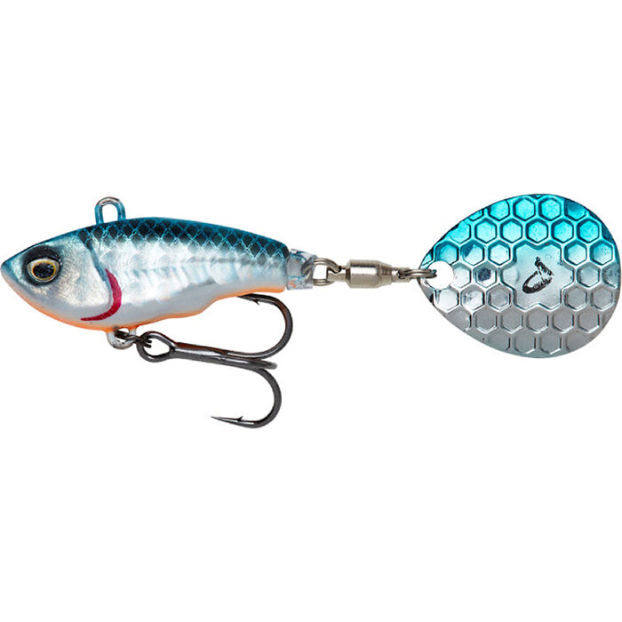 Savage Gear Fat Tail Spin NL 5.5cm 6.5gr Blue Silver