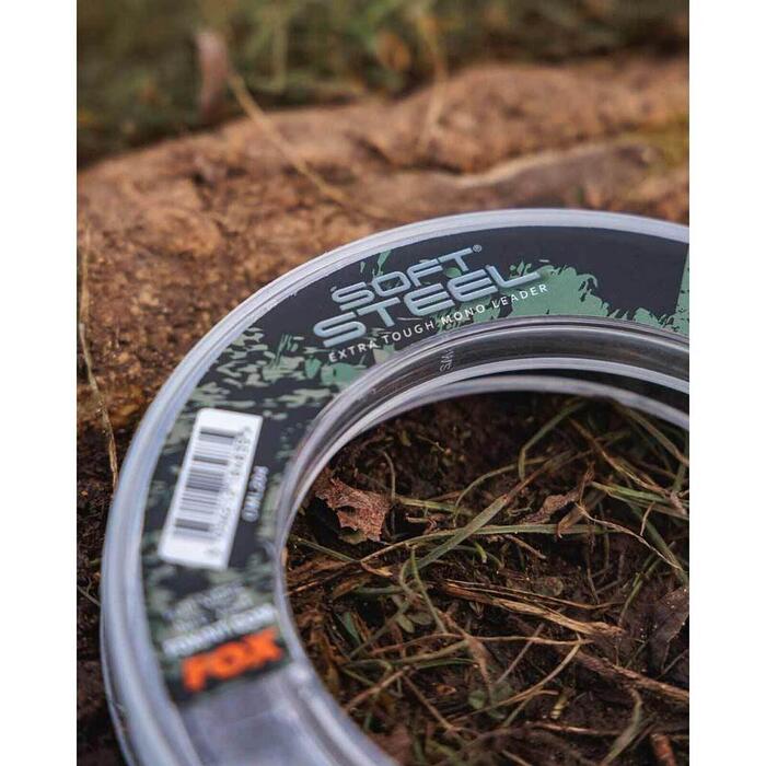 Fox Soft Steel Fleck Camo Leader 45lb 0.60mm x 100m