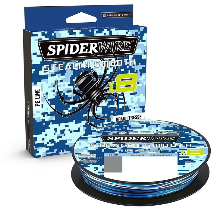 Spiderwire Stealth Smooth 8 Blue Camo 150m 0.06mm