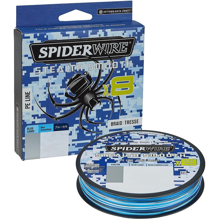 Spiderwire Stealth Smooth 8 Blue Camo 150m 0.06mm