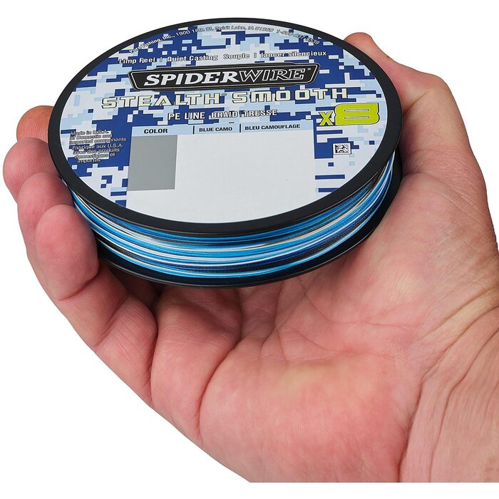 Spiderwire Stealth Smooth 8 Blue Camo 150m 0.06mm