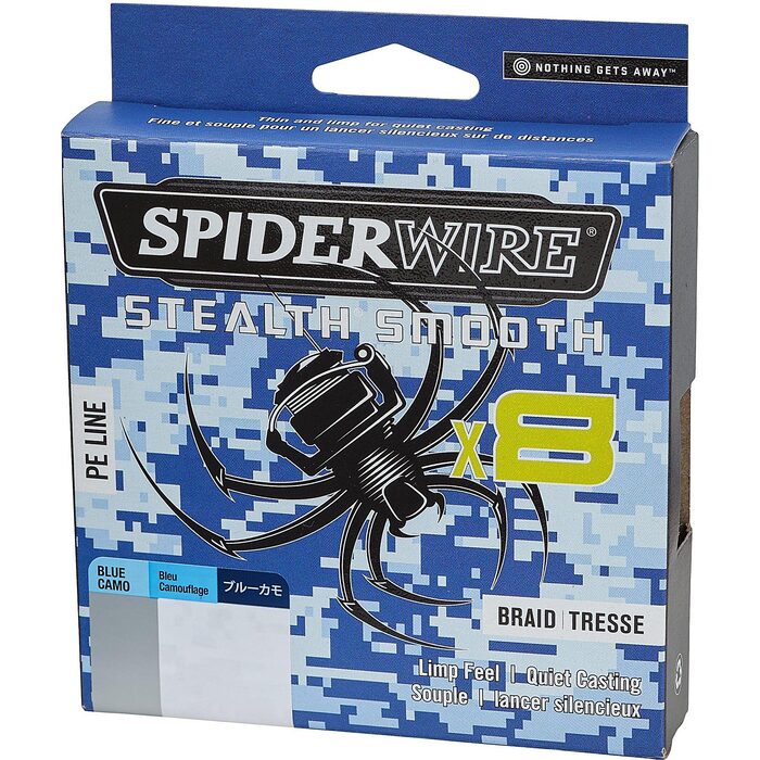 Spiderwire Stealth Smooth 8 Blue Camo 150m 0.06mm