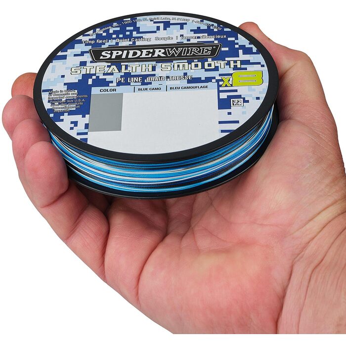 Spiderwire Stealth Smooth 8 Blue Camo 150m 0.07mm