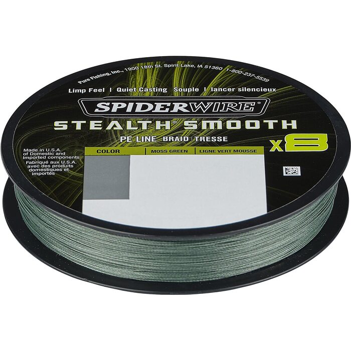 Spiderwire Stealth Smooth 8 Moss Green 150m 0.09mm