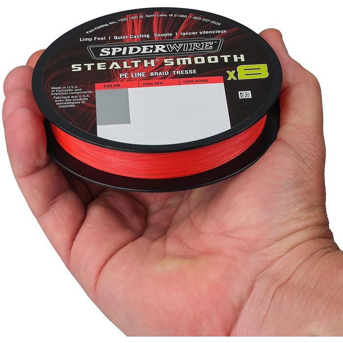 Spiderwire Stealth Smooth 8 Red 150m 0.23mm