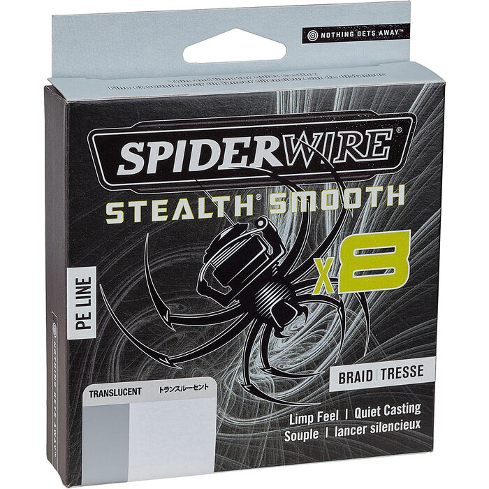 Spiderwire Stealth Smooth 8 Translucent 150m 0.06mm