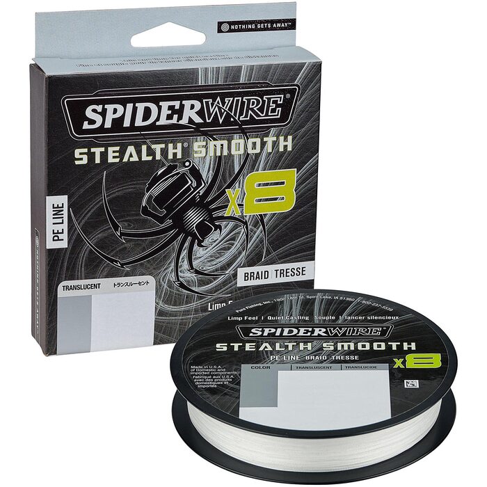 Spiderwire Stealth Smooth 8 Translucent 150m 0.07mm