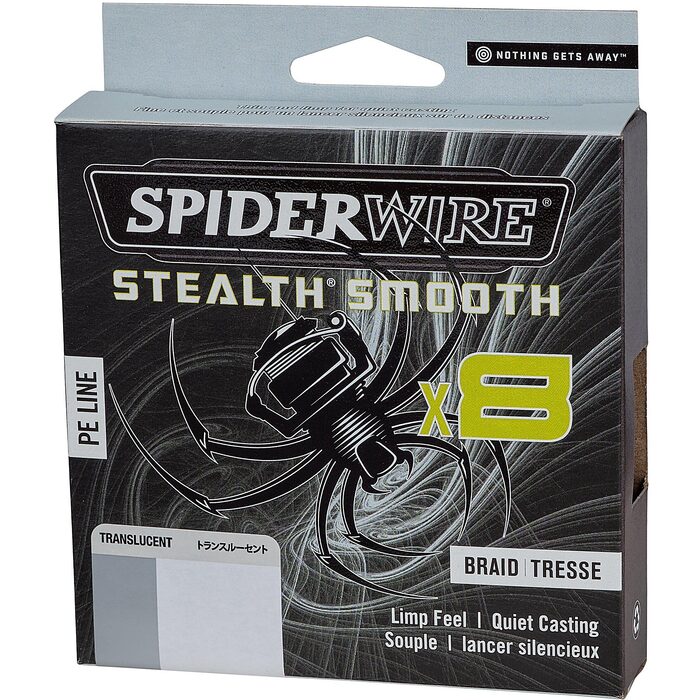 Spiderwire Stealth Smooth 8 Translucent 150m 0.07mm