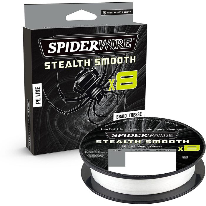 Spiderwire Stealth Smooth 8 Translucent 150m 0.09mm