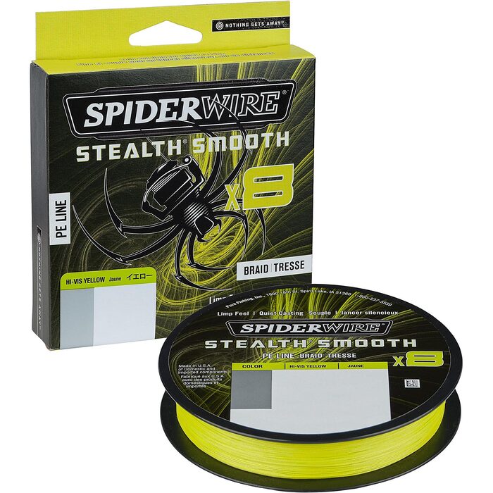 Spiderwire Stealth Smooth 8 Yellow 150m 0.06mm