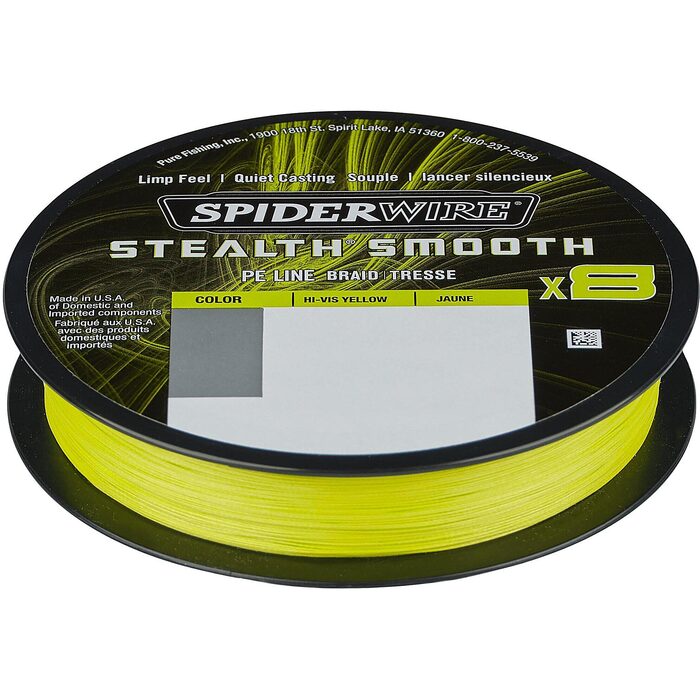 Spiderwire Stealth Smooth 8 Yellow 150m 0.06mm