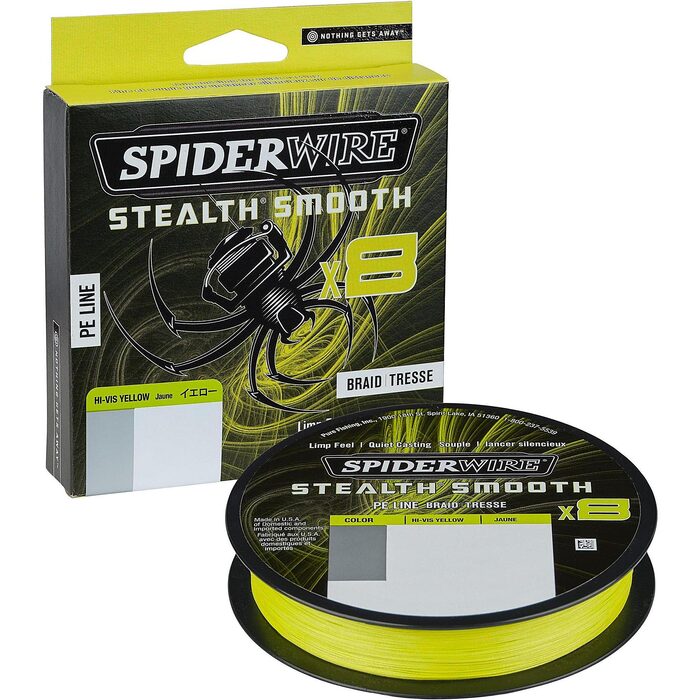 Spiderwire Stealth Smooth 8 Yellow 150m 0.07mm