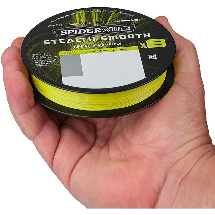 Spiderwire Stealth Smooth 8 Yellow 150m 0.07mm