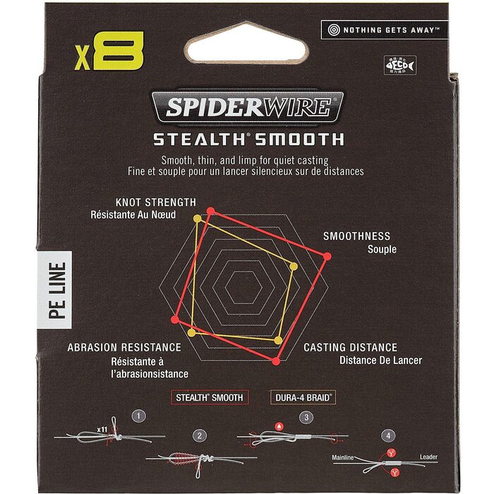 Spiderwire Stealth Smooth 8 Yellow 150m 0.23mm