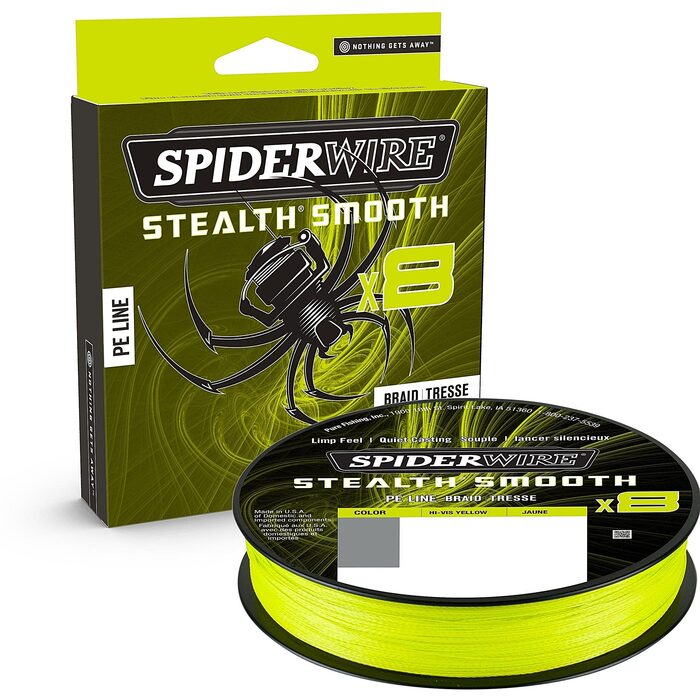 Spiderwire Stealth Smooth 8 Yellow 300m 0.13mm