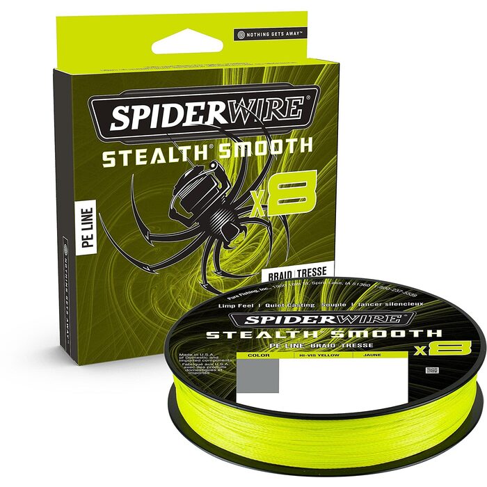 Spiderwire Stealth Smooth 8 Yellow 300m 0.19mm