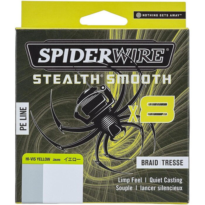 Spiderwire Stealth Smooth 8 Yellow 300m 0.19mm