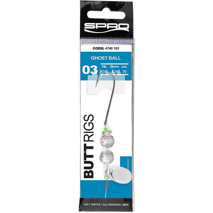 Spro Salt Butt Rigs 70cm Ghost Ball H2/0