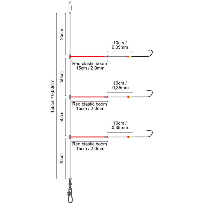 Spro Saltwater Salt Rig #27 Plastic Boom#2