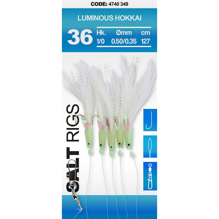 Spro Saltwater Salt Rig #36 Luminous Hokkai #1/0