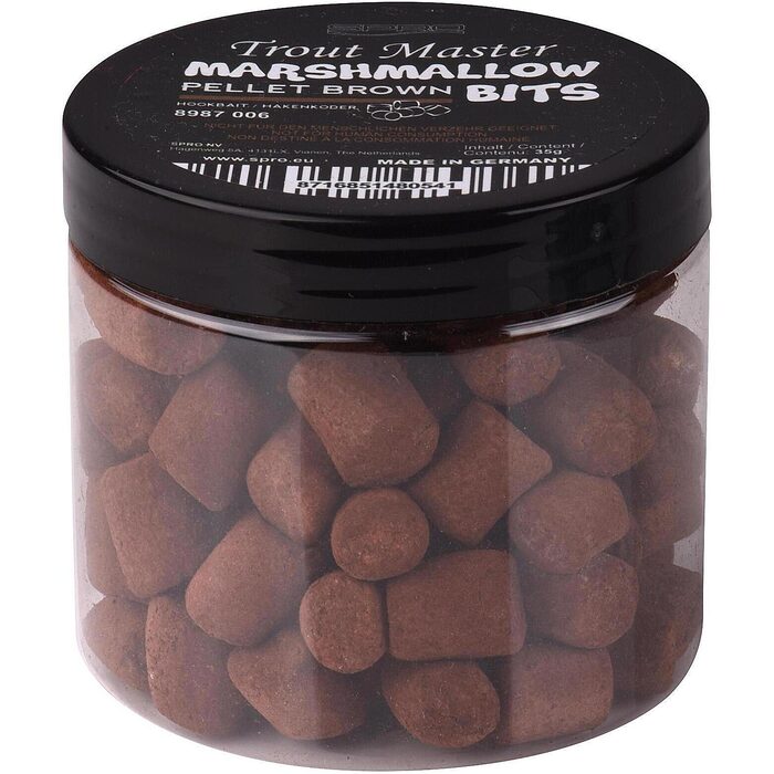 Trout Master Marshmallows Brown Pellet