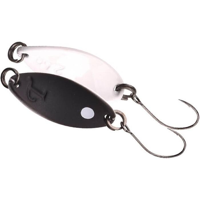 Trout Master Incy Spin Spoon 1.8gr Black/White