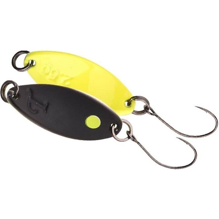 Trout Master Incy Spin Spoon 1.8gr Black/Yellow