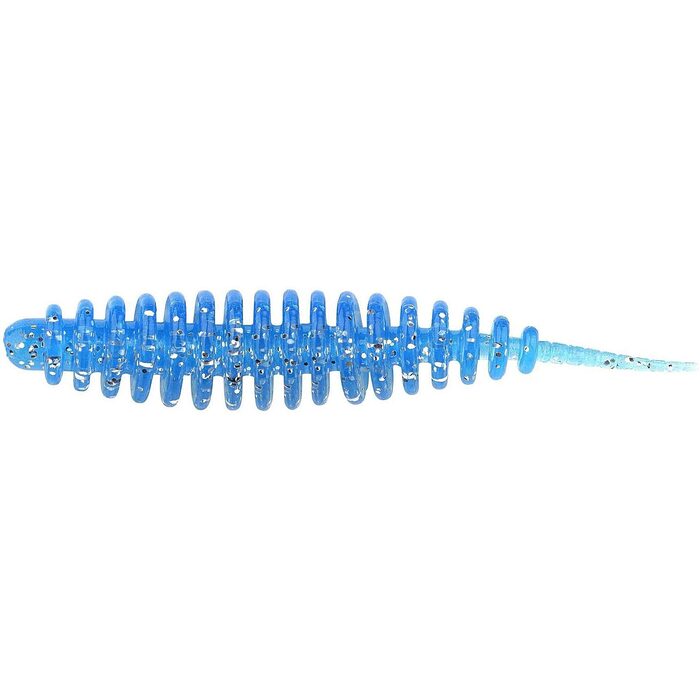 Trout Master Worm 65mm 8 Stuks Blue Glitter